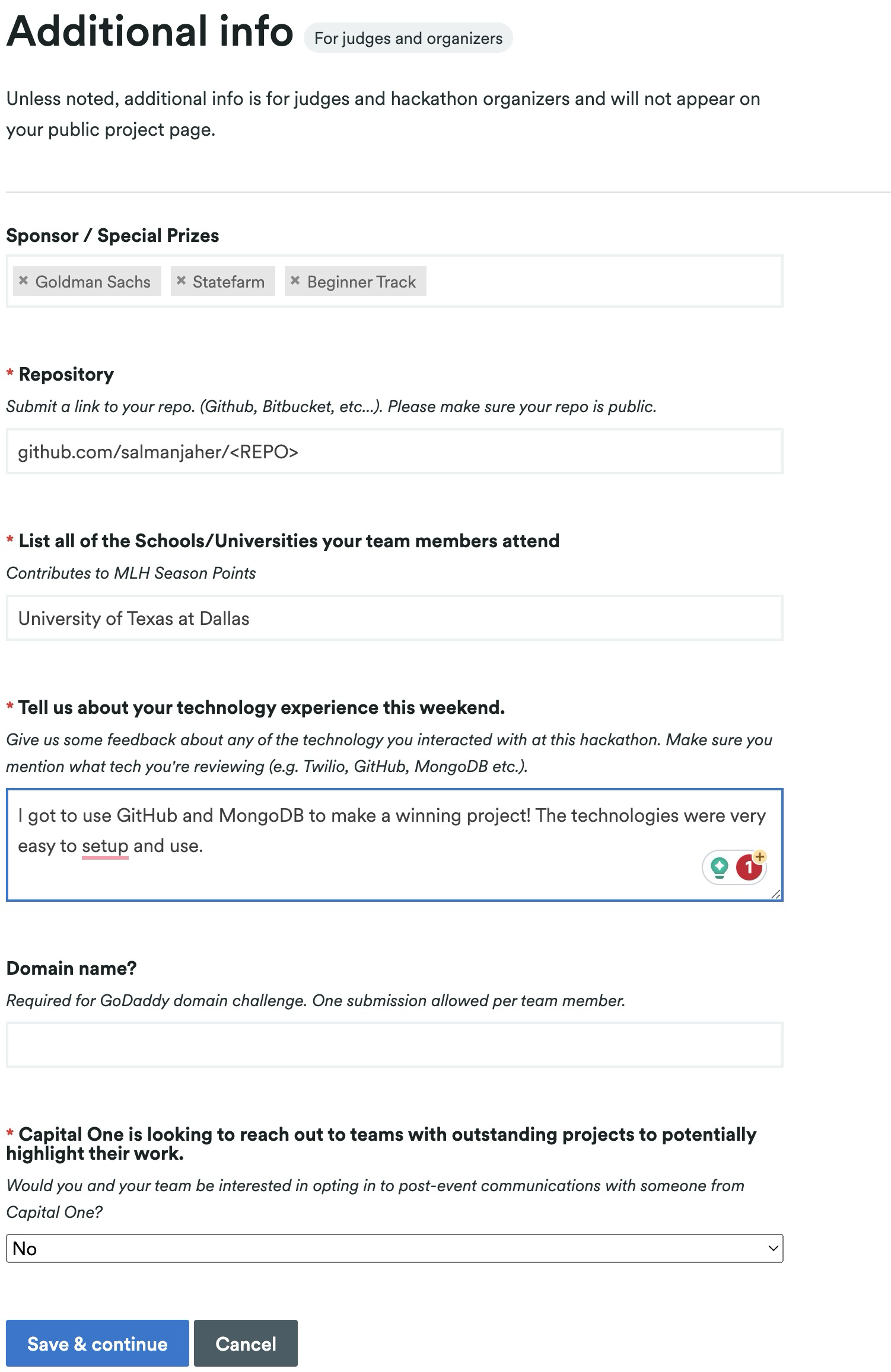 Additional information